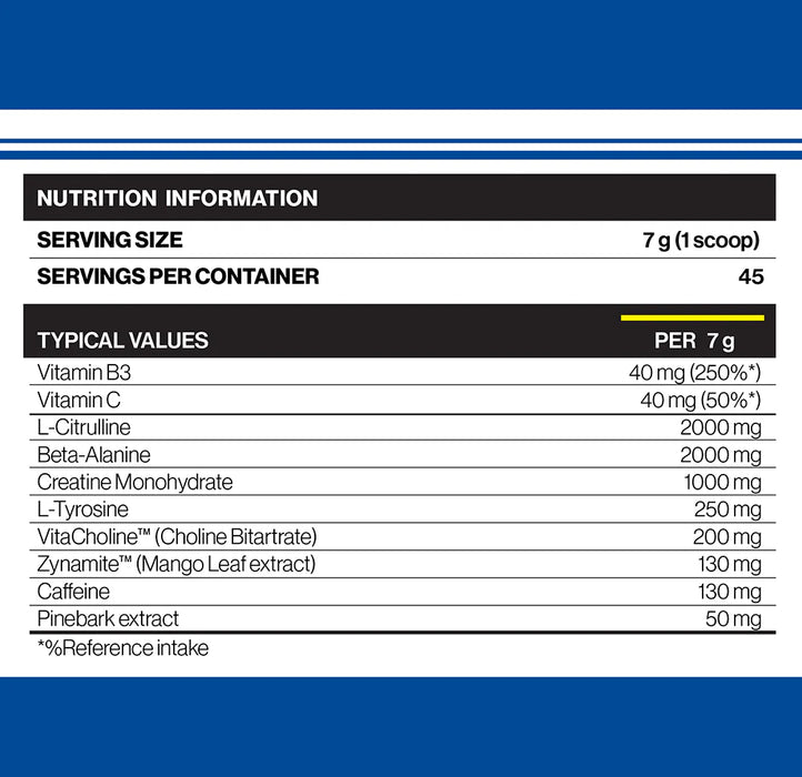 Jack3d Advanced Pre-workout - 315 g