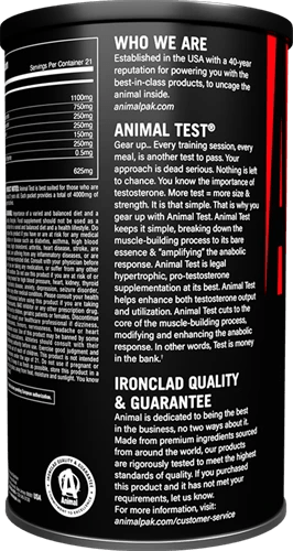 Animal Test - 21 packs - | Köp hos Gymcentralen