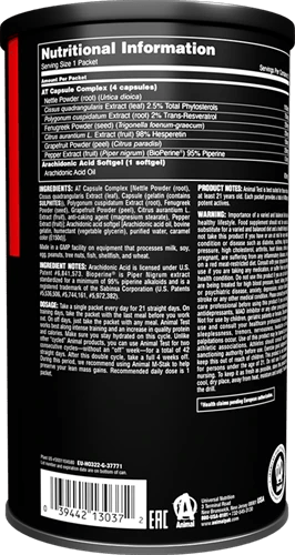 Animal Test - 21 packs - | Köp hos Gymcentralen