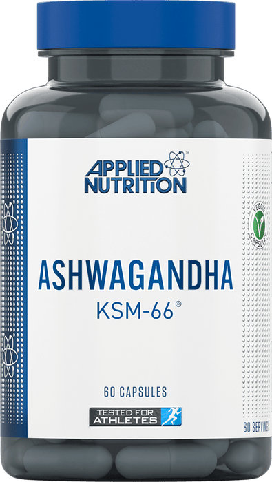 Applied Nutrition Aswagandha KSM - 66 - 60 caps - | Köp hos Gymcentralen