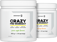 Body & Fit Crazy Pre - workout - 407 g - | Köp hos Gymcentralen