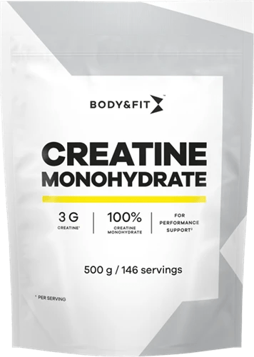 Body & Fit Creatine Monohydrate - 500 g - | Köp hos Gymcentralen
