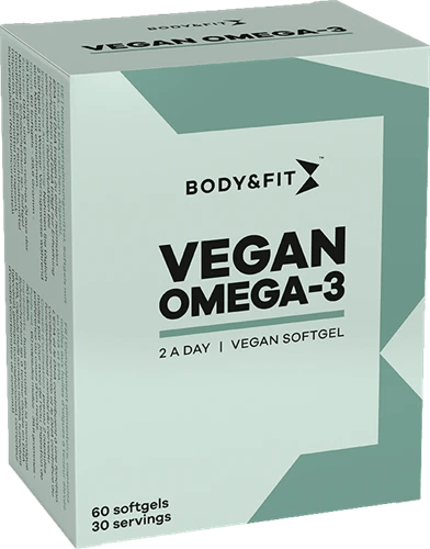 Body & Fit Vegan Omega - 3 - 60 softgels - | Köp hos Gymcentralen