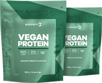 Body & Fit Vegan Protein - 990 g - | Köp hos Gymcentralen