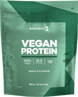 Body & Fit Vegan Protein - 990 g - | Köp hos Gymcentralen
