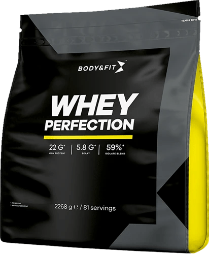 Body & Fit Whey Perfection - 2268 g - | Köp hos Gymcentralen