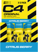 C4 Energy Shot - 12 x 60 ml - | Köp hos Gymcentralen