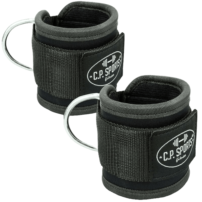 C.P. Sports Ankle Strap Premium (par), Black - Redskap | Köp hos Gymcentralen