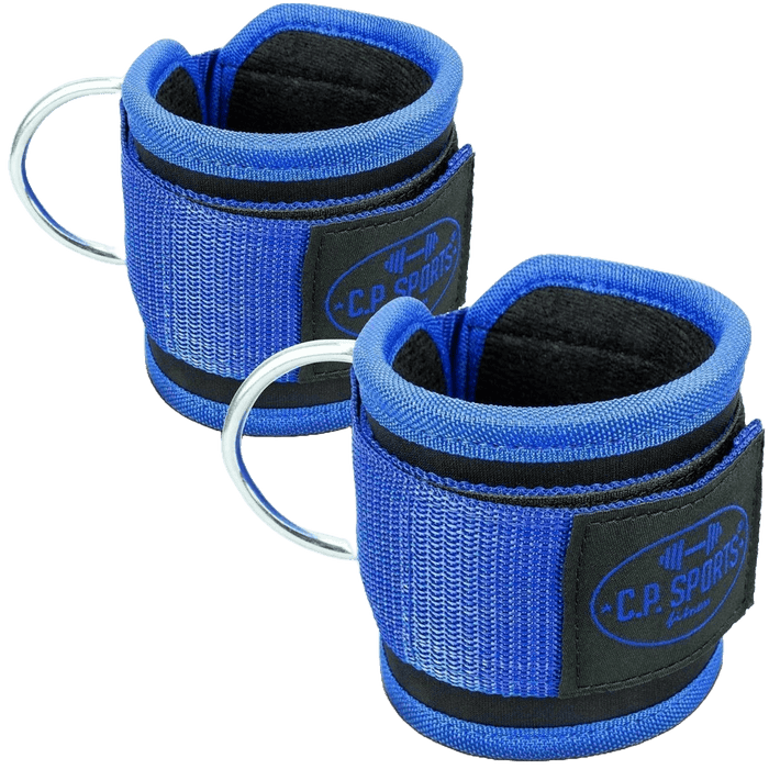 C.P. Sports Ankle Straps Premium (par), blue - Redskap | Köp hos Gymcentralen