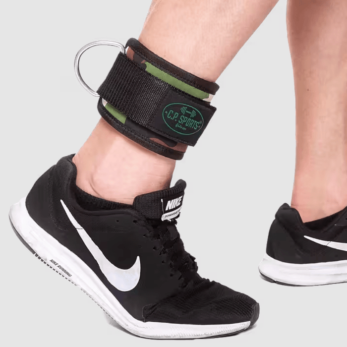 C.P. Sports Ankle Straps Premium (par), Green Camo - Redskap | Köp hos Gymcentralen