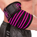 C.P. Sports Elbow Wraps Pro 1,3 m, Black/Pink - Utrustning | Köp hos Gymcentralen