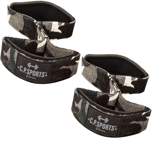 C.P. Sports Figure 8 Straps - Lifting Loops, White Camo - Utrustning | Köp hos Gymcentralen