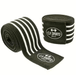 C.P. Sports Knee Wraps, Black/White, 2 m - Utrustning | Köp hos Gymcentralen