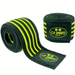 C.P. Sports Knee Wraps, Black/Yellow, 2 m - Utrustning | Köp hos Gymcentralen