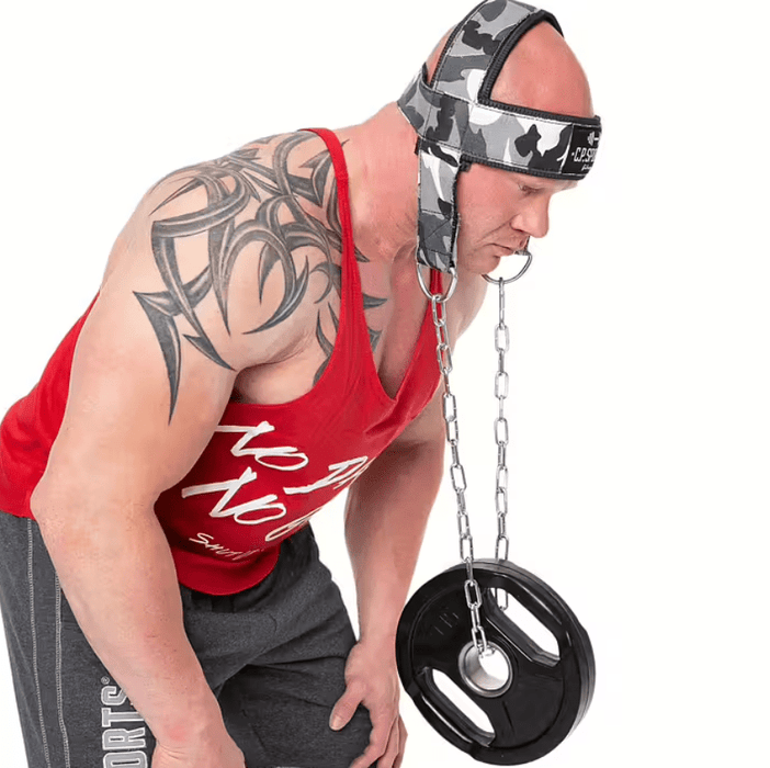 C.P. Sports Neck Trainer, White Camo - Redskap | Köp hos Gymcentralen