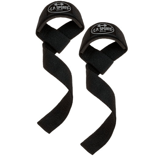 C.P. Sports Padded Lifting Straps, Black - Utrustning | Köp hos Gymcentralen