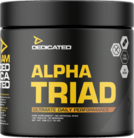 Dedicated Nutrition Alpha Triad - 180 tabs - | Köp hos Gymcentralen