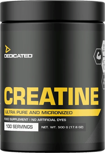 Dedicated Nutrition Premium Micronised Creatine Monohydrate - 500 g - | Köp hos Gymcentralen