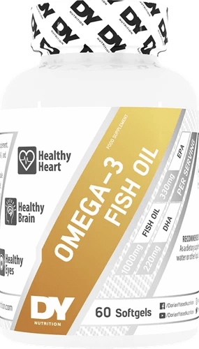 Dorian Yates Nutrition Omega 3 Fish Oil - 60 gels - | Köp hos Gymcentralen