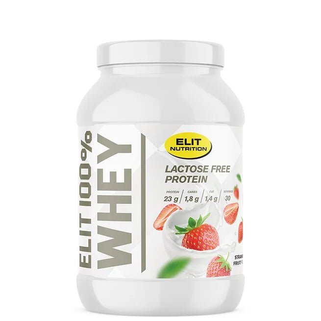 ELIT 100% Whey Protein Laktosfri, 900g - | Köp hos Gymcentralen