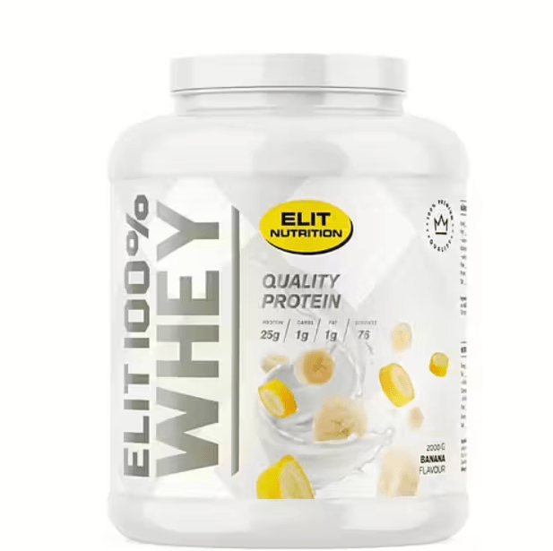 Elit Nutrition 100% Whey Vasselprotein, 900g - | Köp hos Gymcentralen
