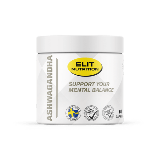 Elit Nutrition ASHWAGANDHA, 60 kapslar - | Köp hos Gymcentralen