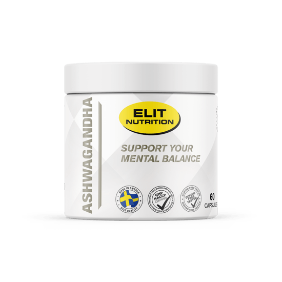 Elit Nutrition ASHWAGANDHA, 60 kapslar - | Köp hos Gymcentralen