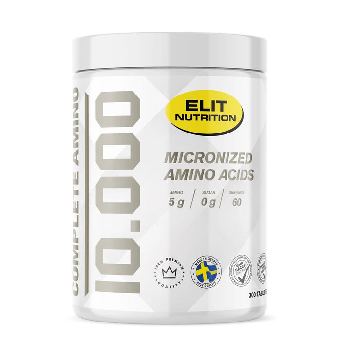 Elit Nutrition COMPLETE AMINO 10.000, 300 tabletter - | Köp hos Gymcentralen