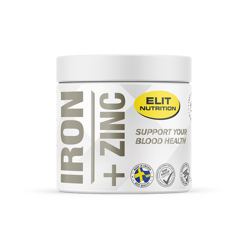 Elit Nutrition JÄRN + ZINK, 60 kapslar - | Köp hos Gymcentralen