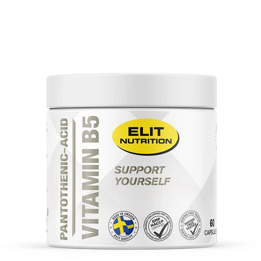 Elit Nutrition PANTOTHENICACID - VITAMIN B5, 60 kapslar - | Köp hos Gymcentralen
