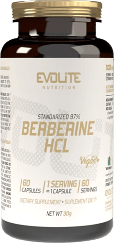 Evolite Berberine HCL 400 mg - 60 caps - | Köp hos Gymcentralen