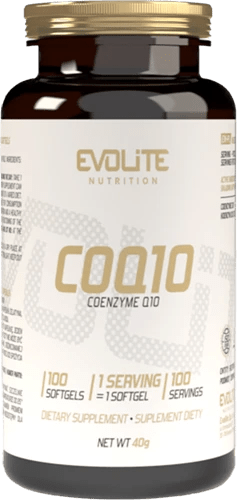 Evolite Coenzyme Q10 100 mg - 100 softgels - | Köp hos Gymcentralen