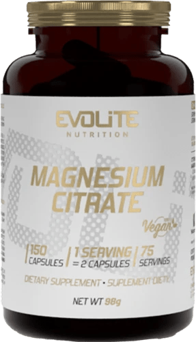 Evolite Magnesium Citrate 550 mg - 150 caps - | Köp hos Gymcentralen