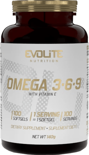 Evolite Omega 3 - 6 - 9 - 100 Softgels - | Köp hos Gymcentralen