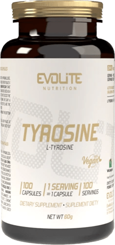 Evolite Tyrosine 500 mg - 100 caps - | Köp hos Gymcentralen