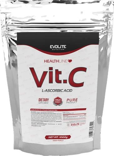 Evolite Vitamin C Powder - 1000 g - | Köp hos Gymcentralen