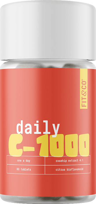 Fit & Co Daily C - 1000 - 60 tabs - | Köp hos Gymcentralen