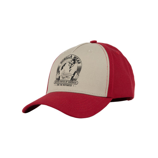 Gorilla Wear Buckley Cap, red/beige - Accessoarer | Köp hos Gymcentralen