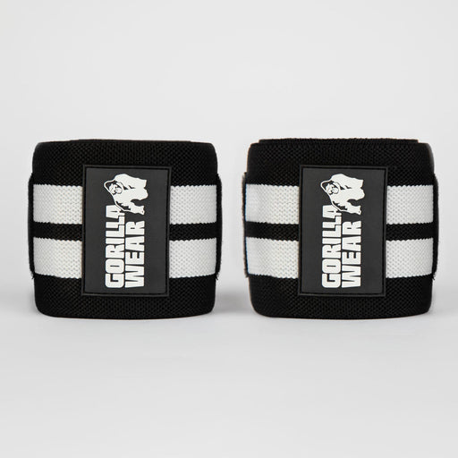 Gorilla Wear Elbow Wraps, black/white - Utrustning | Köp hos Gymcentralen