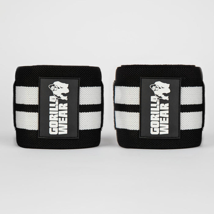 Gorilla Wear Elbow Wraps, black/white - Utrustning | Köp hos Gymcentralen