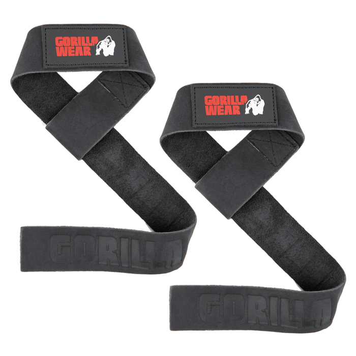 Gorilla Wear Leather Lifting Straps - Utrustning | Köp hos Gymcentralen