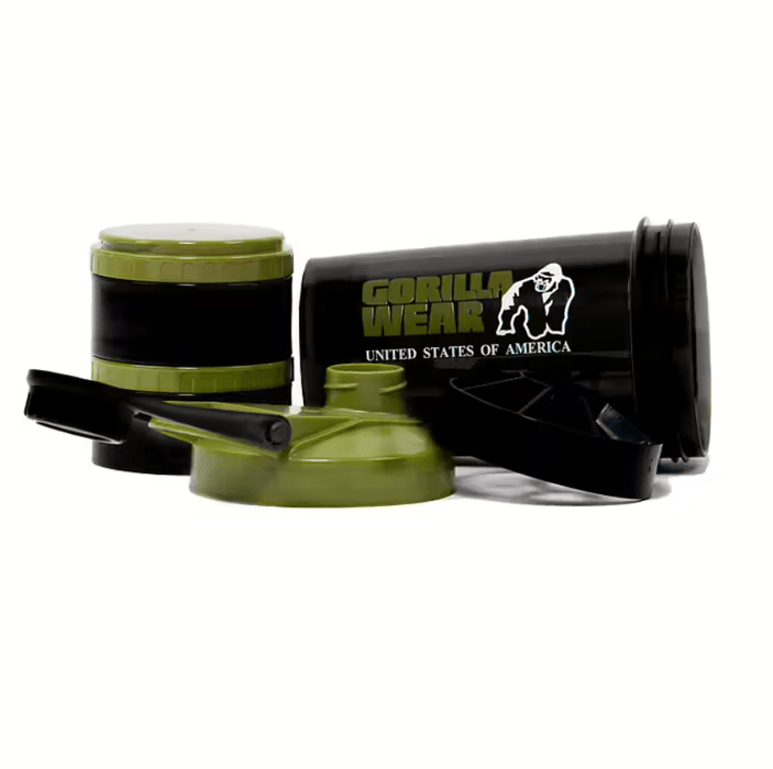 Gorilla Wear Shaker 2 Go 760 ml, black/army green - Accessoarer | Köp hos Gymcentralen