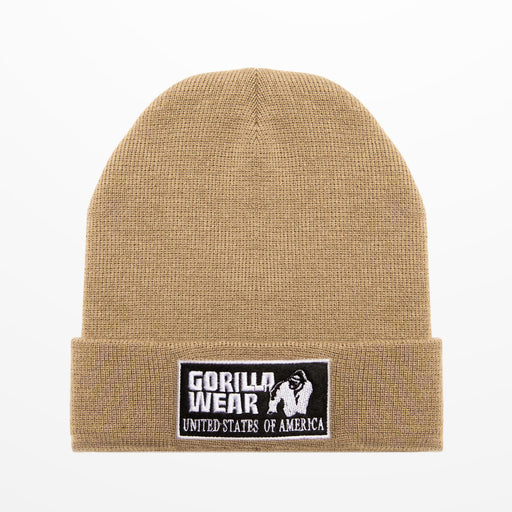 Gorilla Wear Vermont Beanie, beige - Accessoarer | Köp hos Gymcentralen