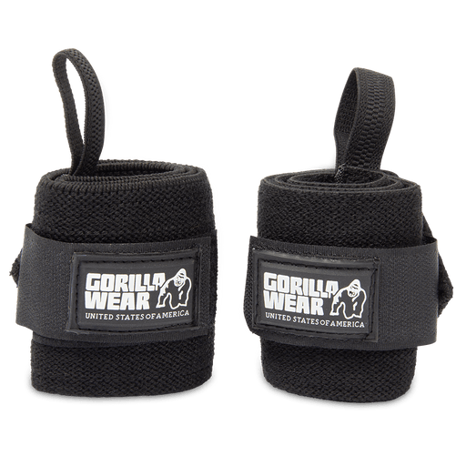 Gorilla Wear Wrist Wraps Basic, black - Utrustning | Köp hos Gymcentralen