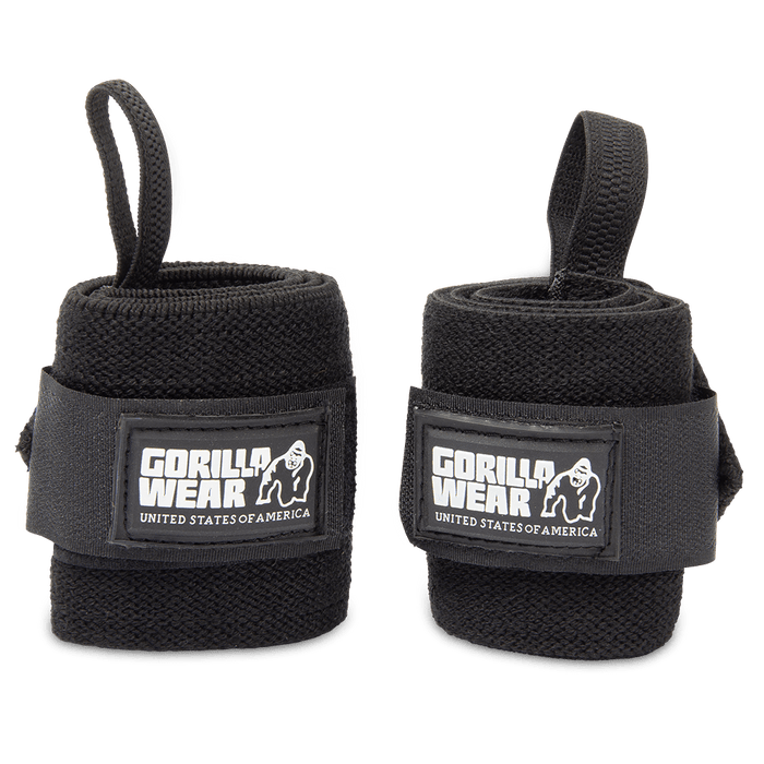 Gorilla Wear Wrist Wraps Basic, black - Utrustning | Köp hos Gymcentralen