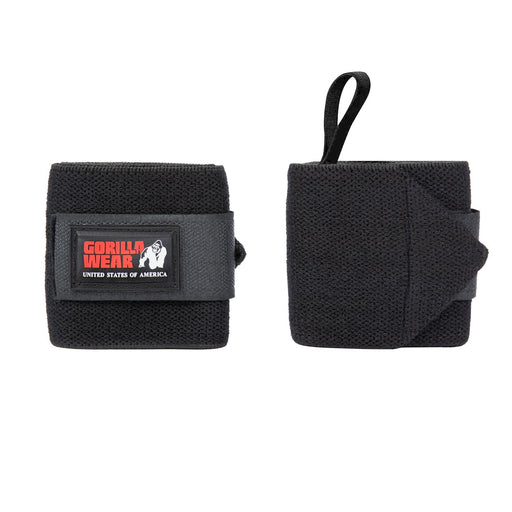 Gorilla Wear Wrist Wraps Basic, black/black - Utrustning | Köp hos Gymcentralen