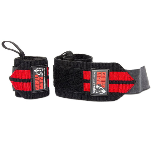 Gorilla Wear Wrist Wraps Pro, black/red - Utrustning | Köp hos Gymcentralen