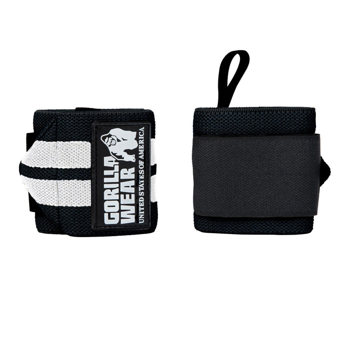 Gorilla Wear Wrist Wraps Pro, black/white - Utrustning | Köp hos Gymcentralen