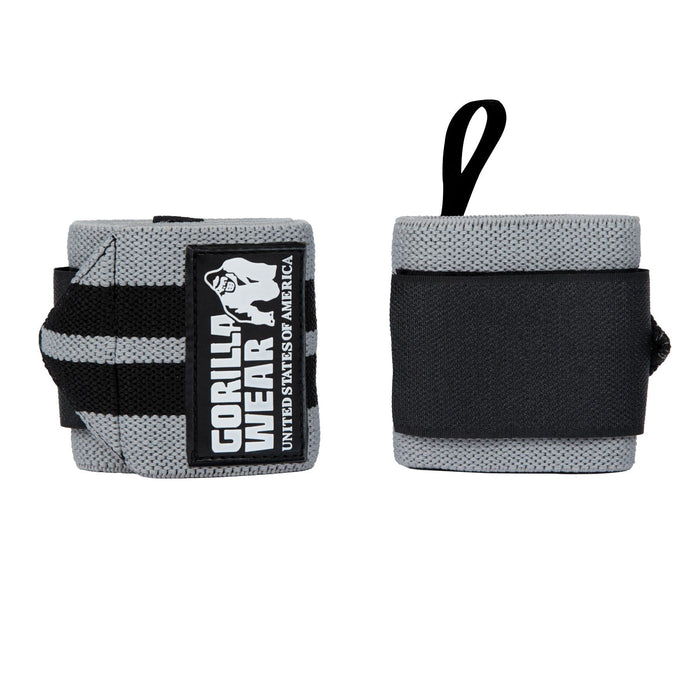 Gorilla Wear Wrist Wraps Pro, grey/black - Utrustning | Köp hos Gymcentralen