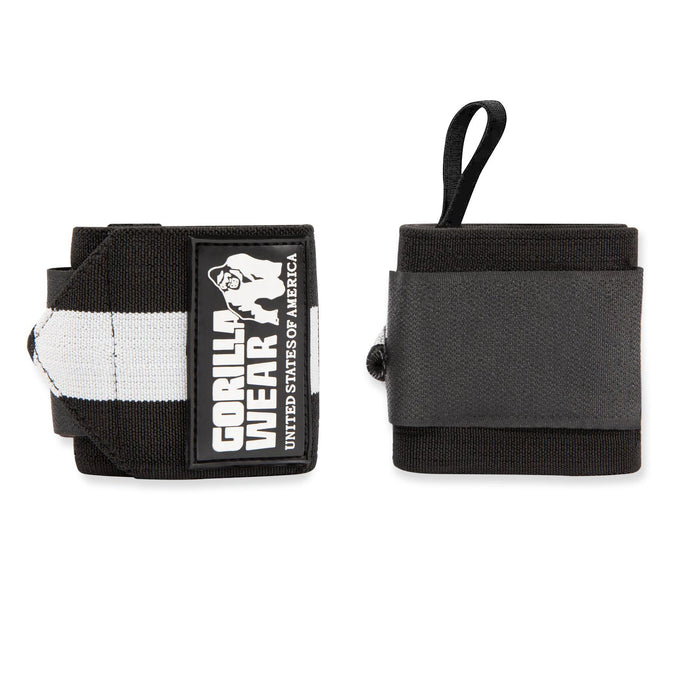 Gorilla Wear Wrist Wraps Ultra, black/white - Utrustning | Köp hos Gymcentralen